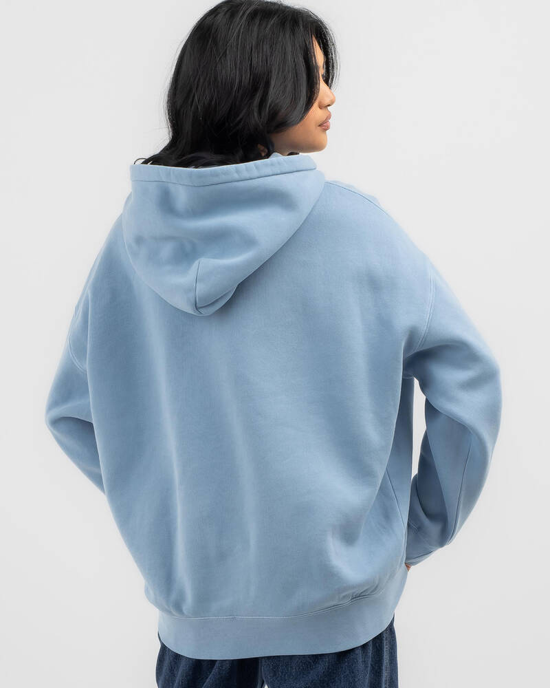 Stussy Graffiti Embroidery Oversized Hoodie for Womens