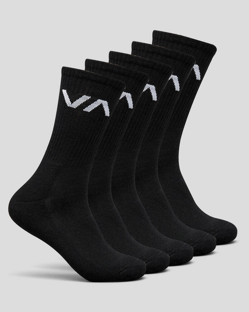 RVCA Va Sport 5 Pack Socks for Mens