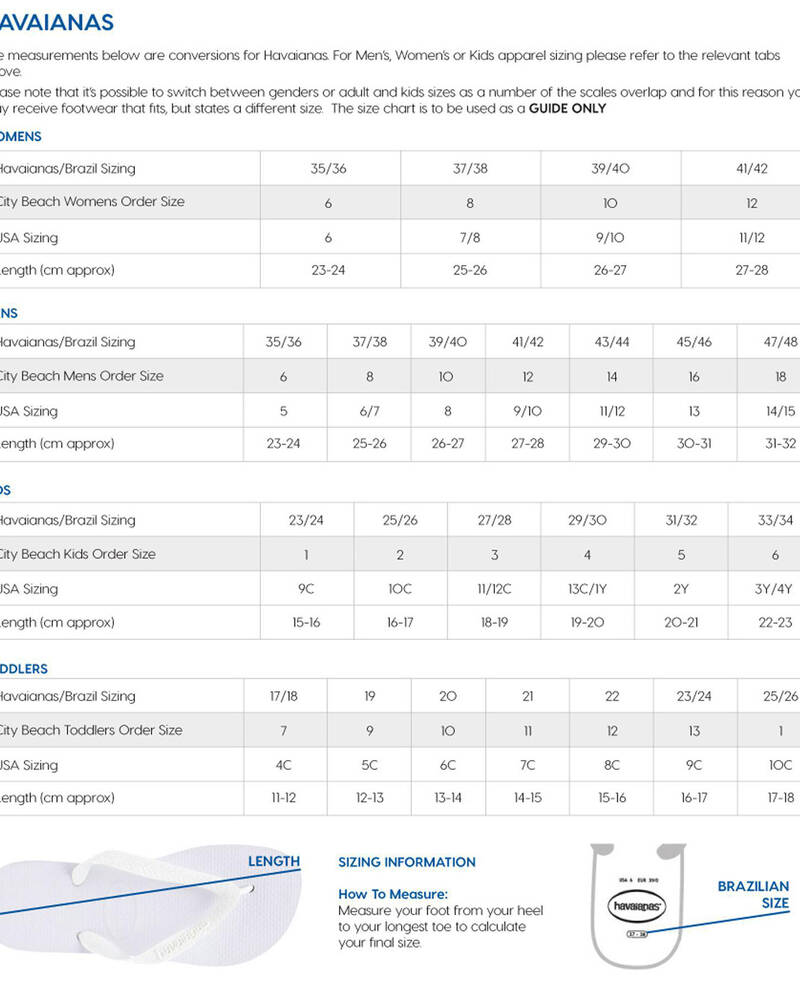 Havaianas Top Thongs for Womens