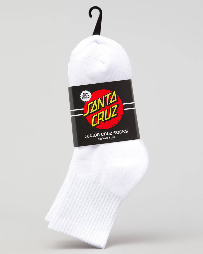 Santa Cruz Junior Boys' Classic Dot Mid Socks for Mens
