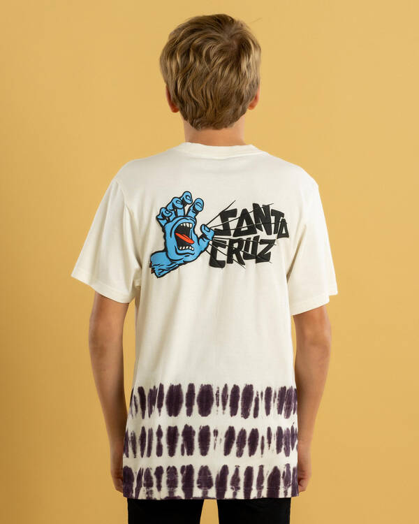 Santa Cruz Boys' Yelling Hand Short Sleeve T-Shirt for Mens