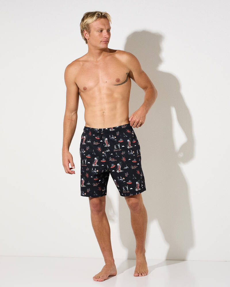 The Mad Hueys Shoey Bar Swim Volley Shorts for Mens