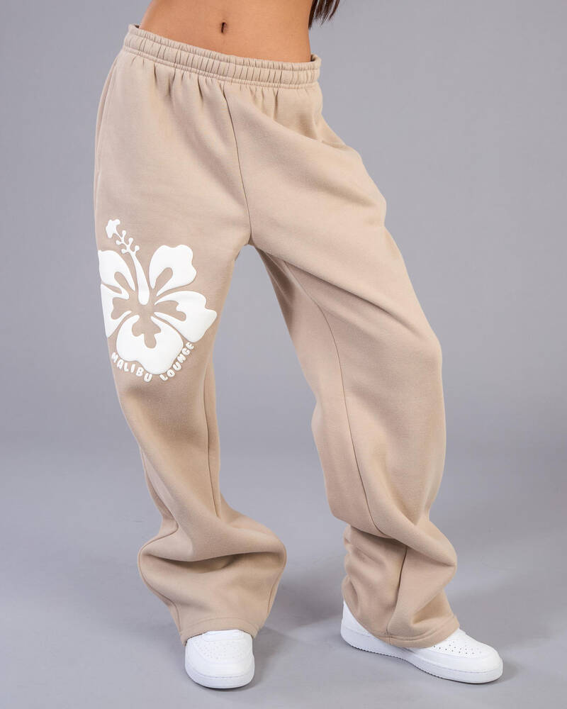 Malibu Lounge Girls&rsquo; Hibiscus Sweatpants for Womens