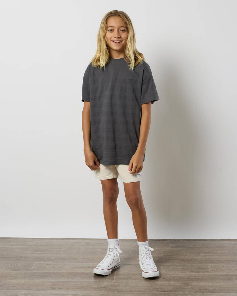 Skylark Boys' Cord Elastic Waist Shorts for Mens