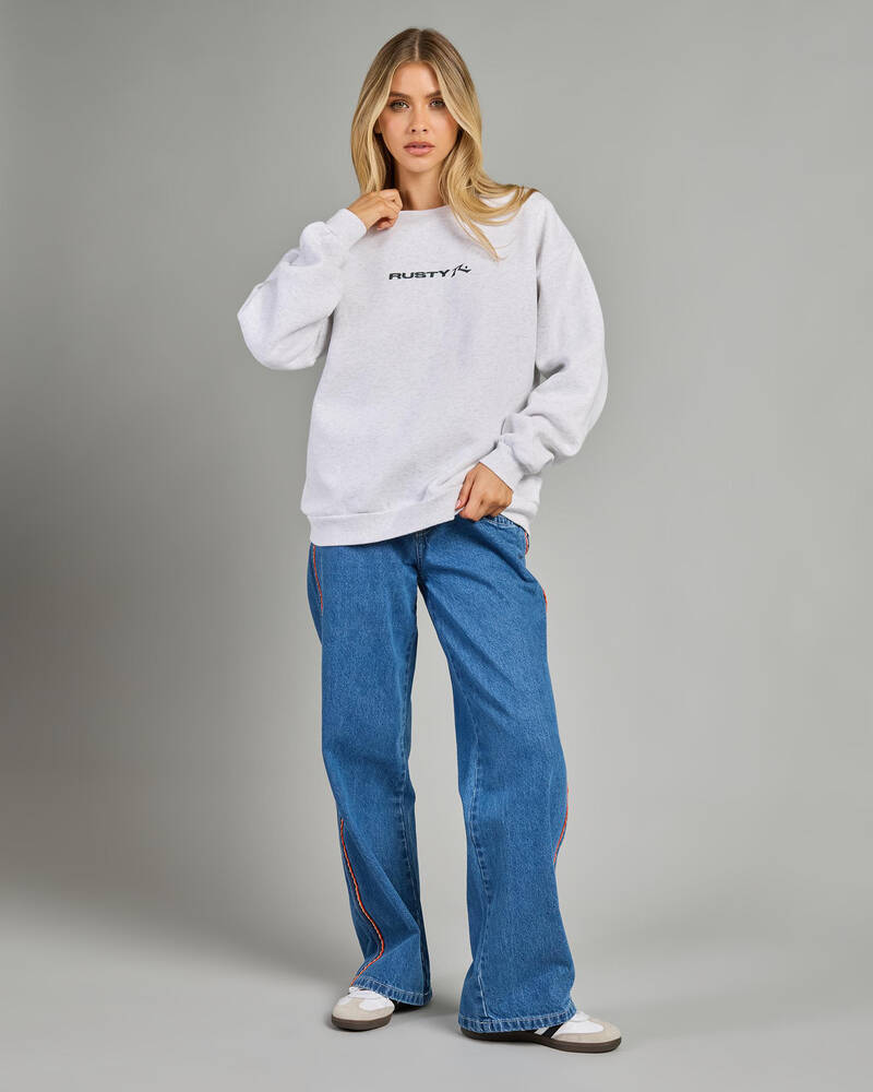 Rusty Essentials Crewneck Sweatshirt for Womens