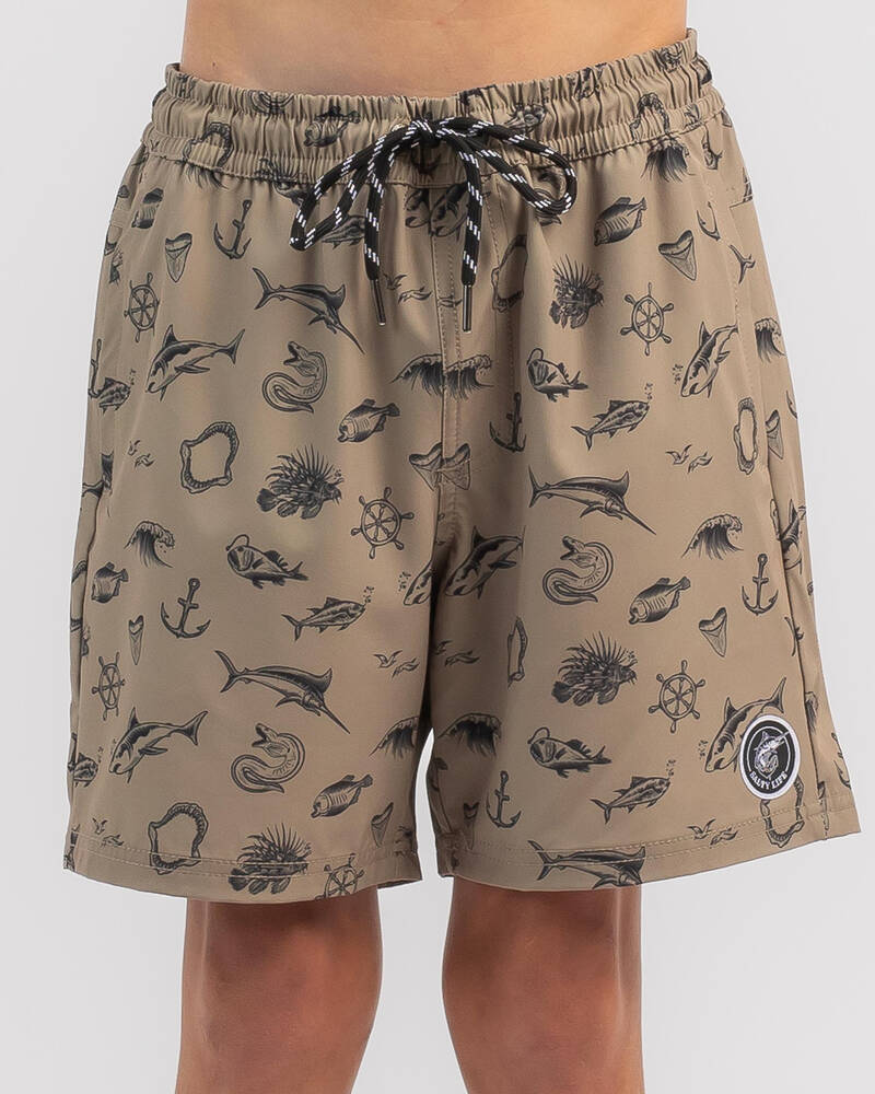 Salty Life Boys' Deep Mully Shorts for Mens