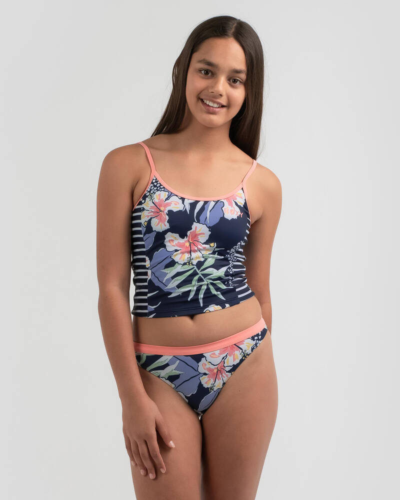 Roxy Girls' Summer Good Wave Tankini Set for Womens