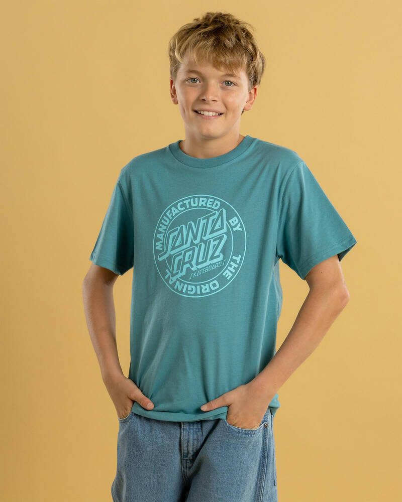 Santa Cruz Boys' MFG Dot Front T-Shirt for Mens