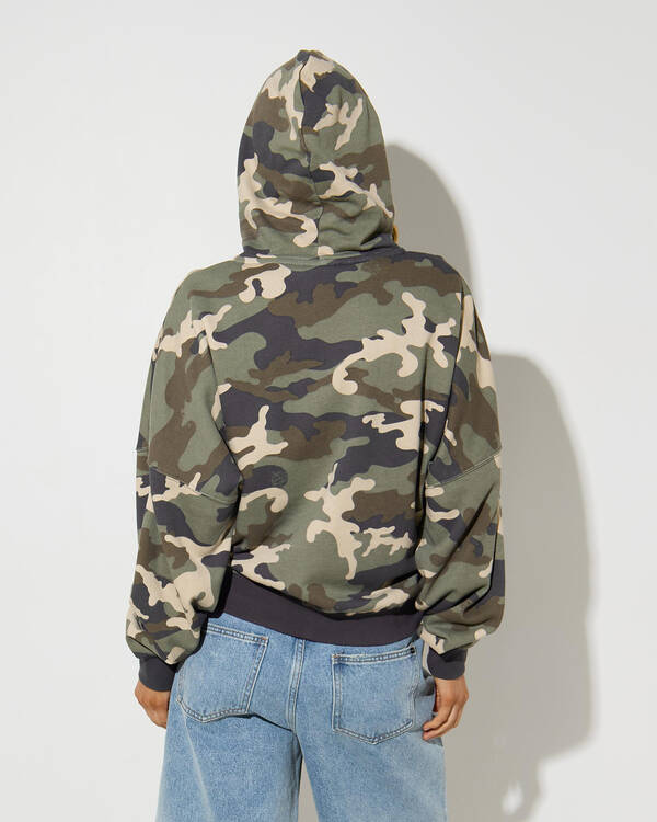 Rip Curl Camo Drop Shoulder Hoodie for Womens