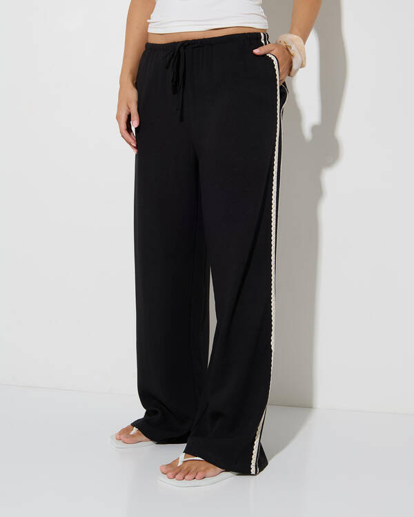 Linen Lace Pants