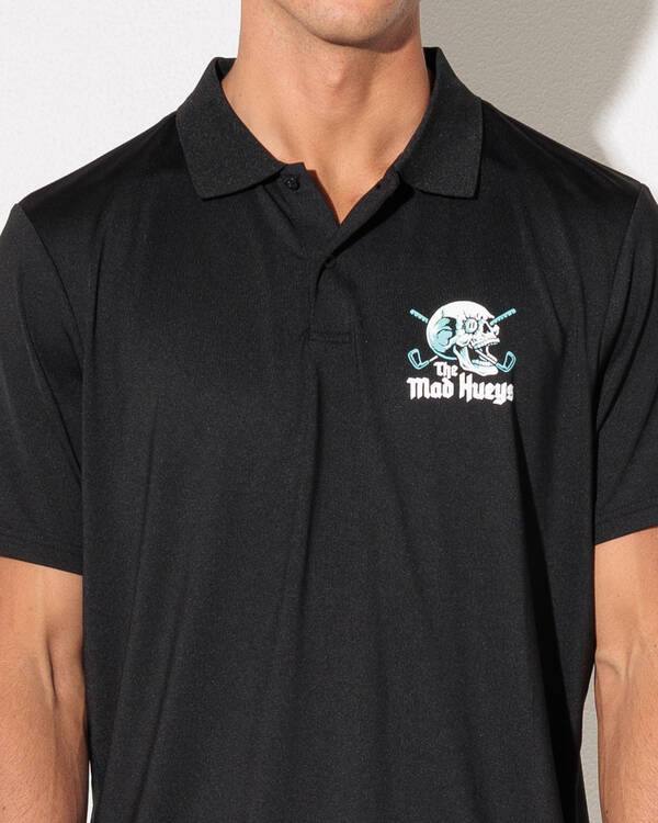The Mad Hueys Hittin Fk All Golf Polo Shirt for Mens