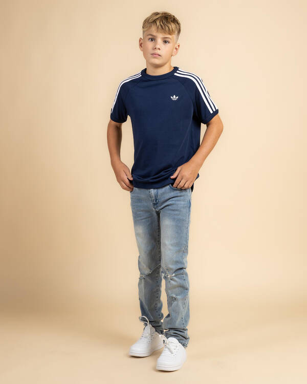 adidas Boys' 3 Stripe T-Shirt for Mens