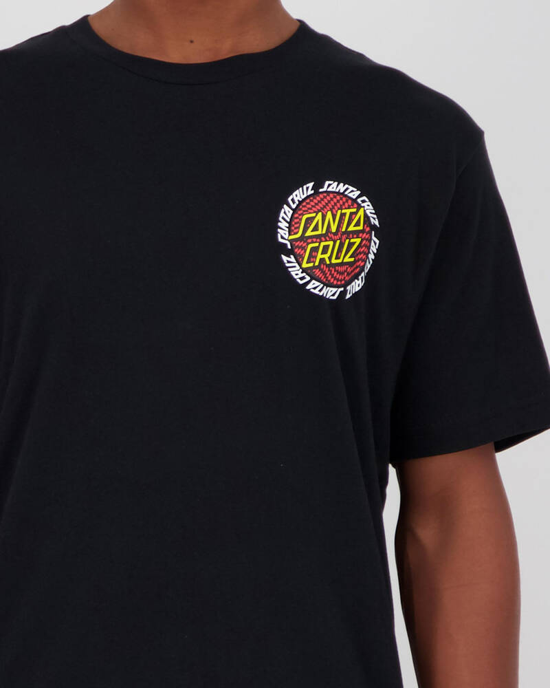 Santa Cruz Ringed Dot Checker T-Shirt for Mens