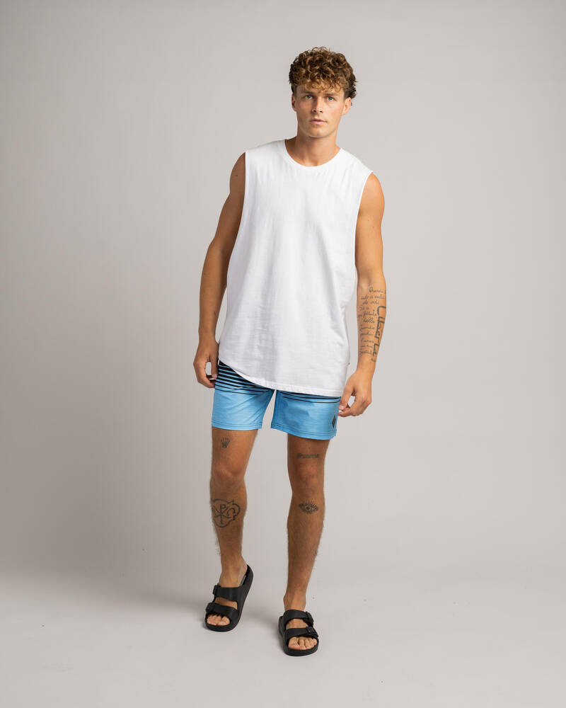 Skylark Linear Elastic Waist Shorts for Mens