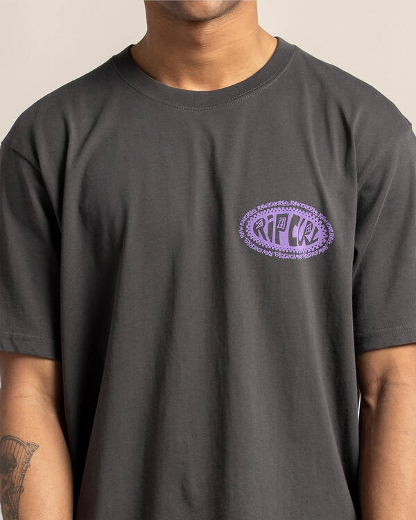 Rip Curl Raw Energy De Oval T-Shirt for Mens