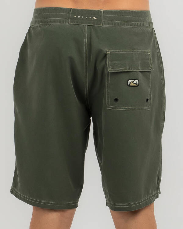 Rusty Burnt Rubber Board Shorts for Mens