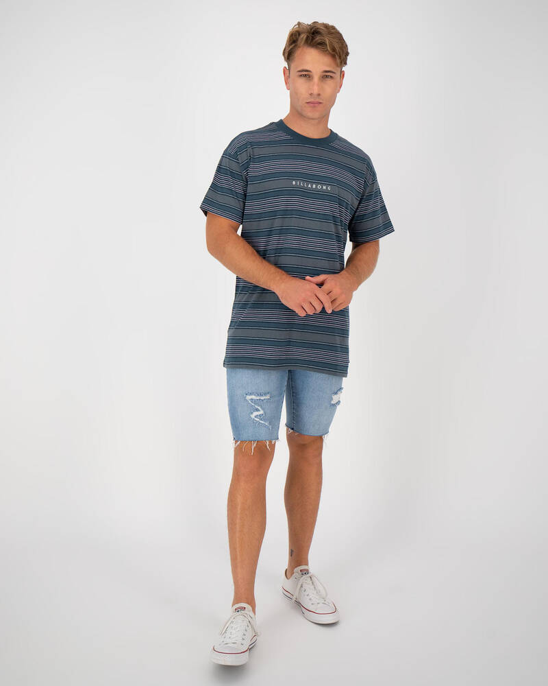 Billabong Mix Up Stripe T-Shirt for Mens
