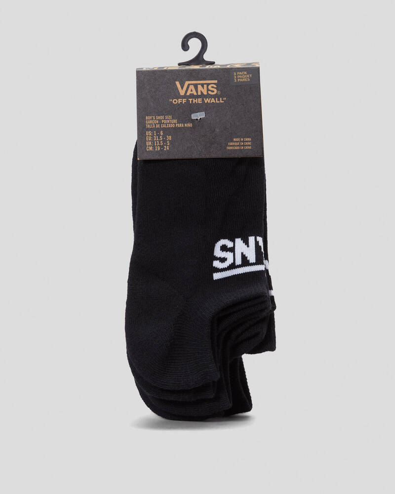 Vans Boys' Classic Kick Socks 3 Pack for Mens