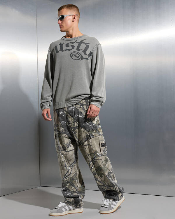 Rusty Saxon Printed Sweater for Mens