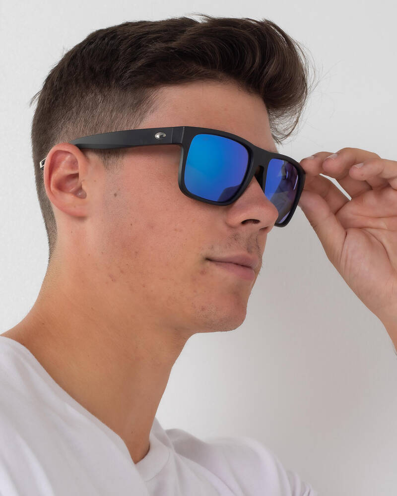 Costa Spearo XL Sunglasses In Matte Black / Blue Mirror Fast Shipping & Easy Returns City
