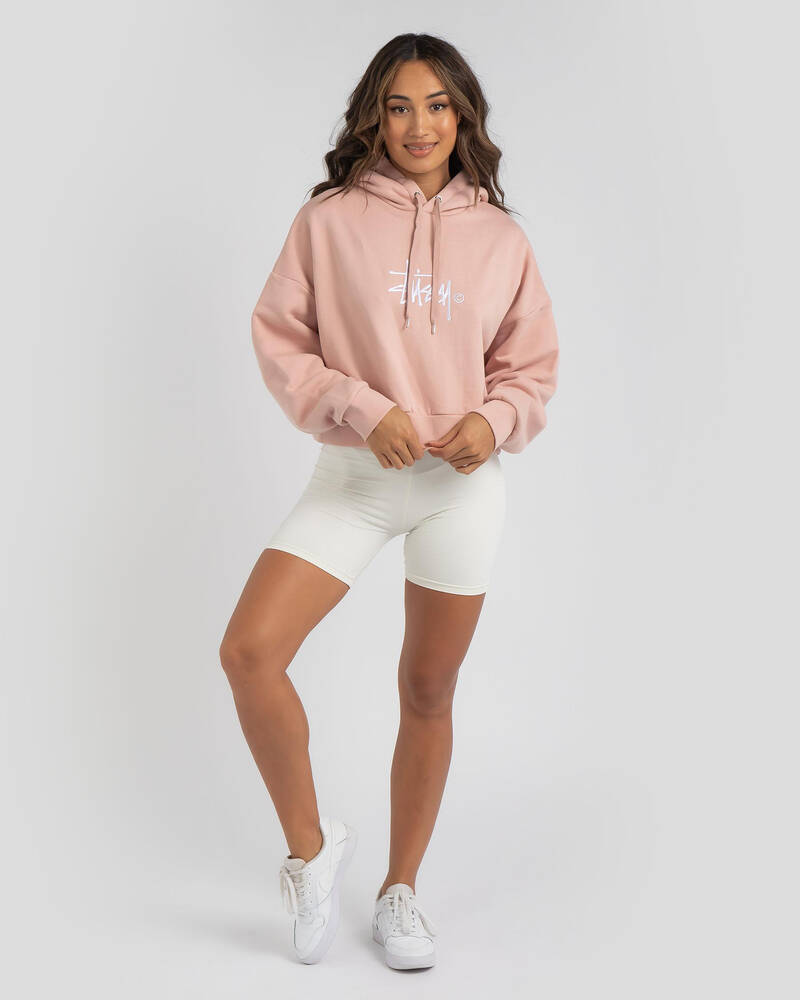 Stussy Graffiti Logo Hoodie for Womens