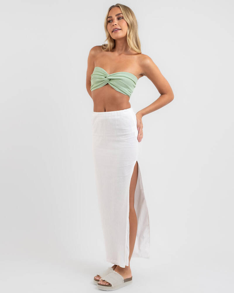 Mooloola Bianca Knit Crop Top for Womens