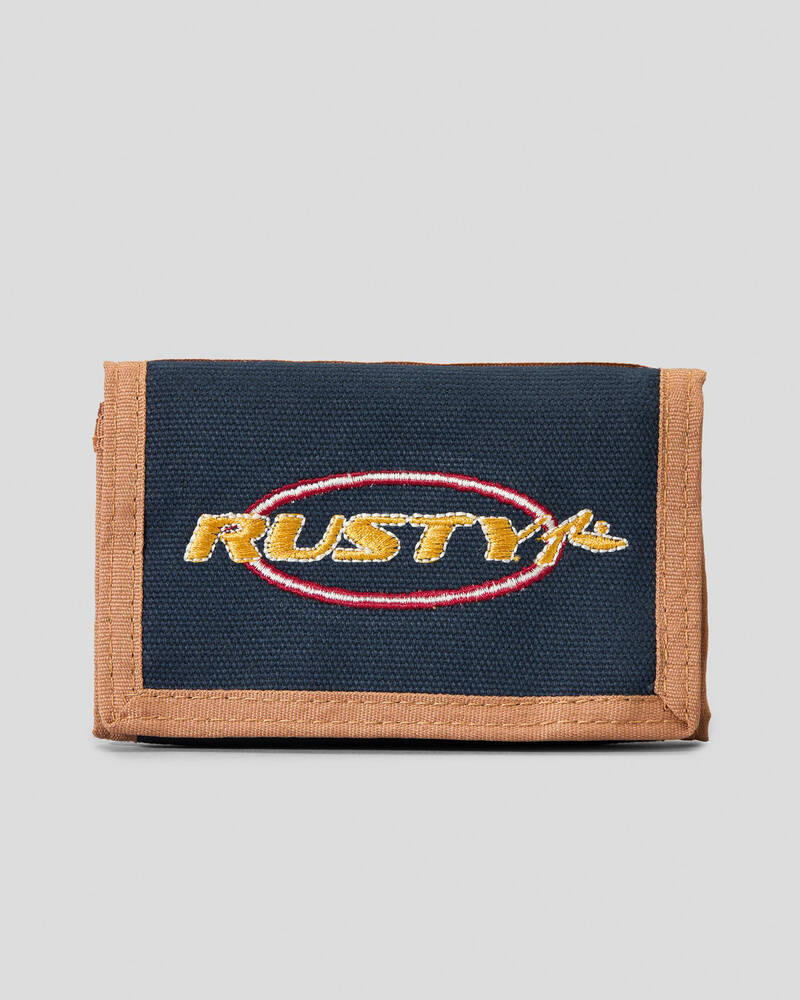 Rusty Blind Turn Tri-Fold Wallet for Mens