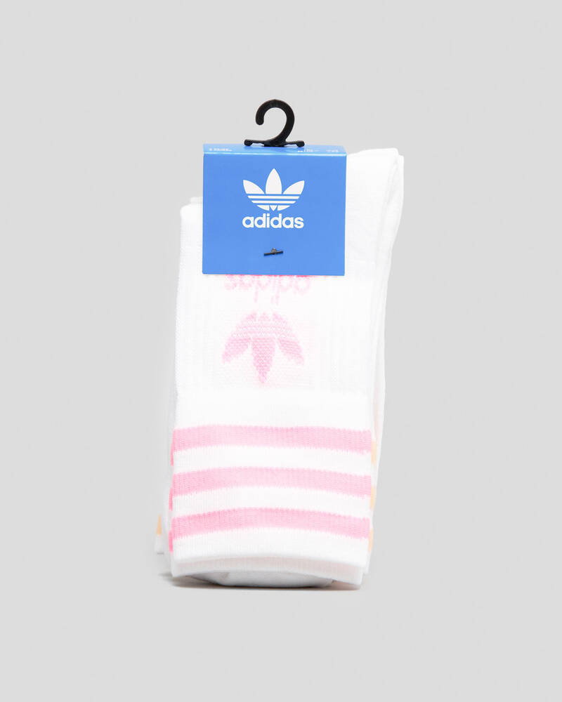 adidas Womens Mid Cut Crew Sock Pack for