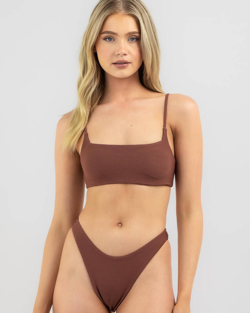 Billabong Tanlines Zoe Crop Bikini Top for Womens