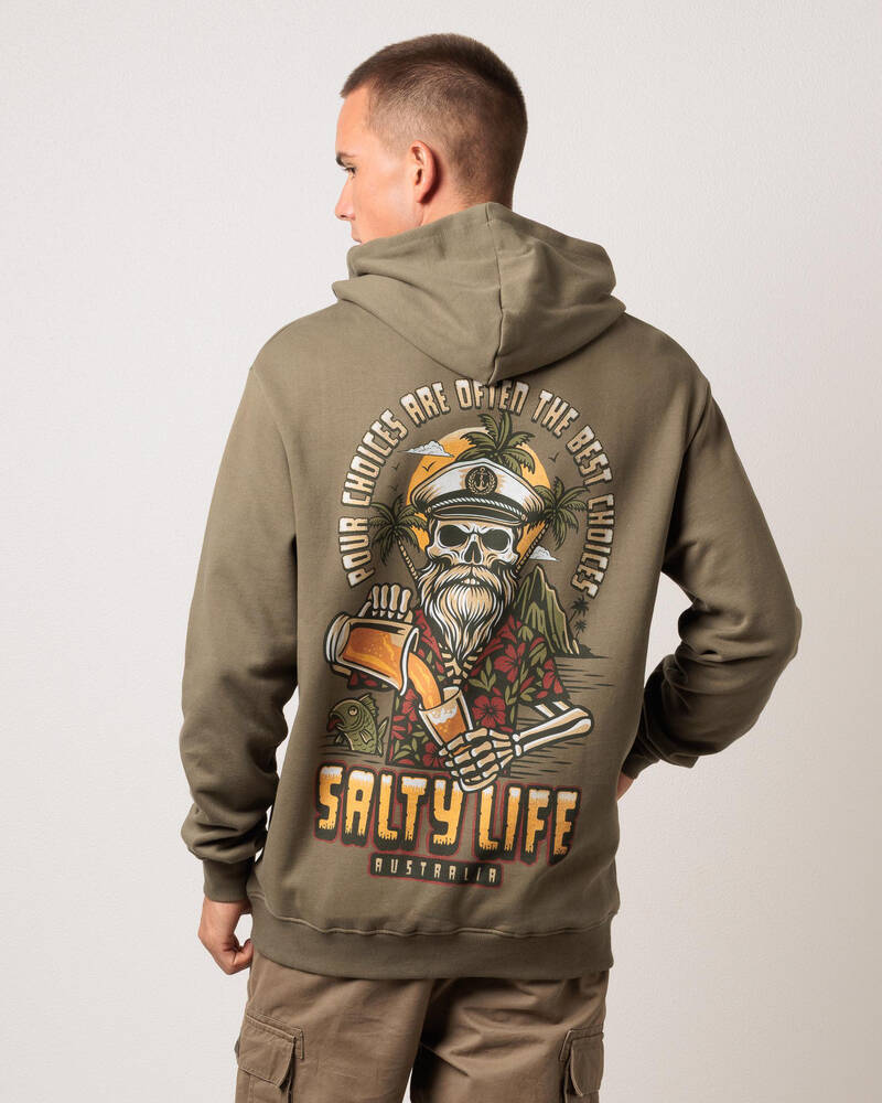 Salty Life Pour Choices Hoodie for Mens