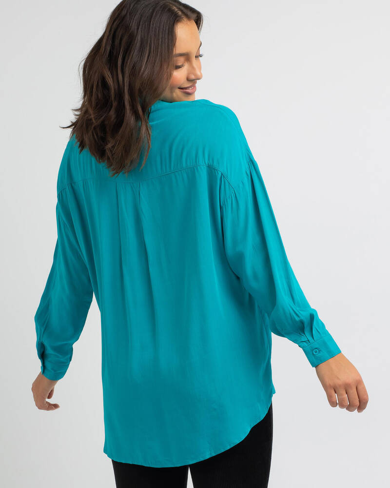 Ava And Ever Material Girl Shirt for Womens