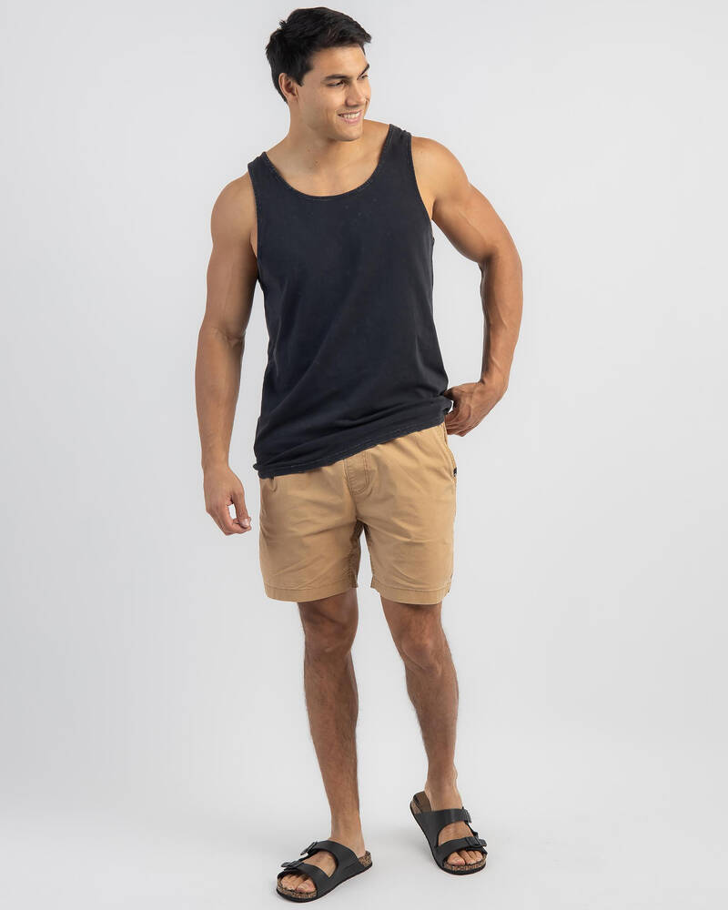 Quiksilver Taxers Elastic Waist Shorts for Mens