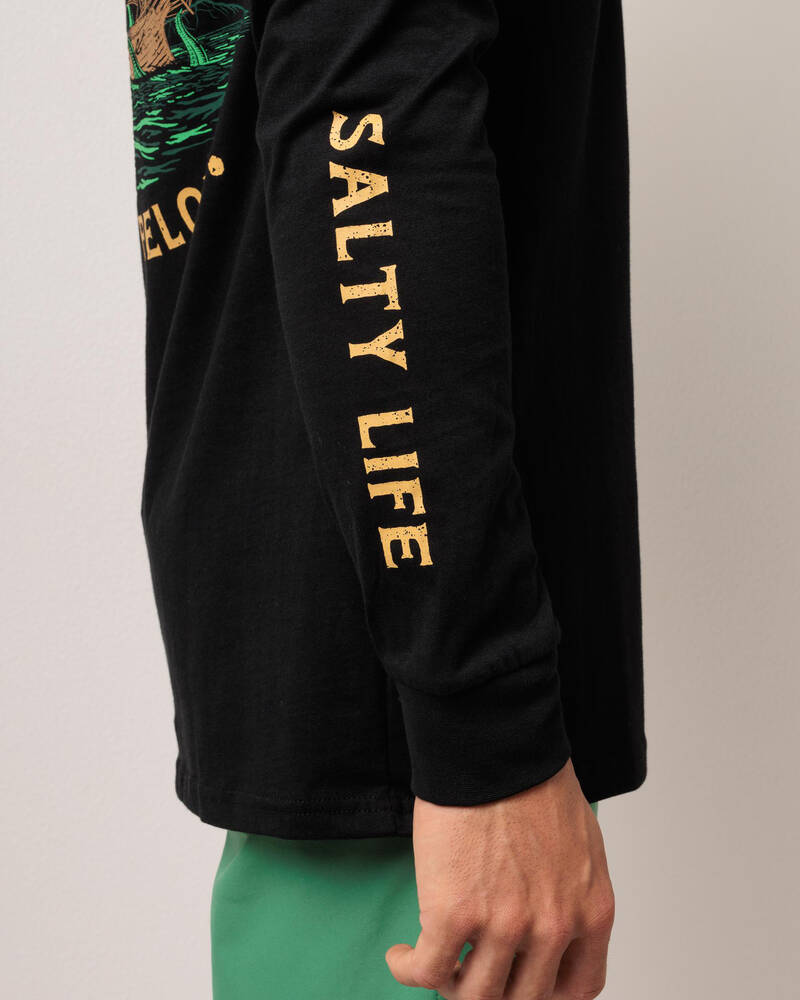 Salty Life Lost Vessel Long Sleeve T-Shirt for Mens