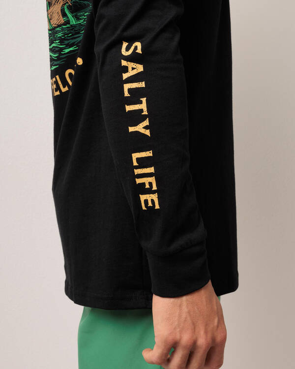 Salty Life Lost Vessel Long Sleeve T-Shirt for Mens