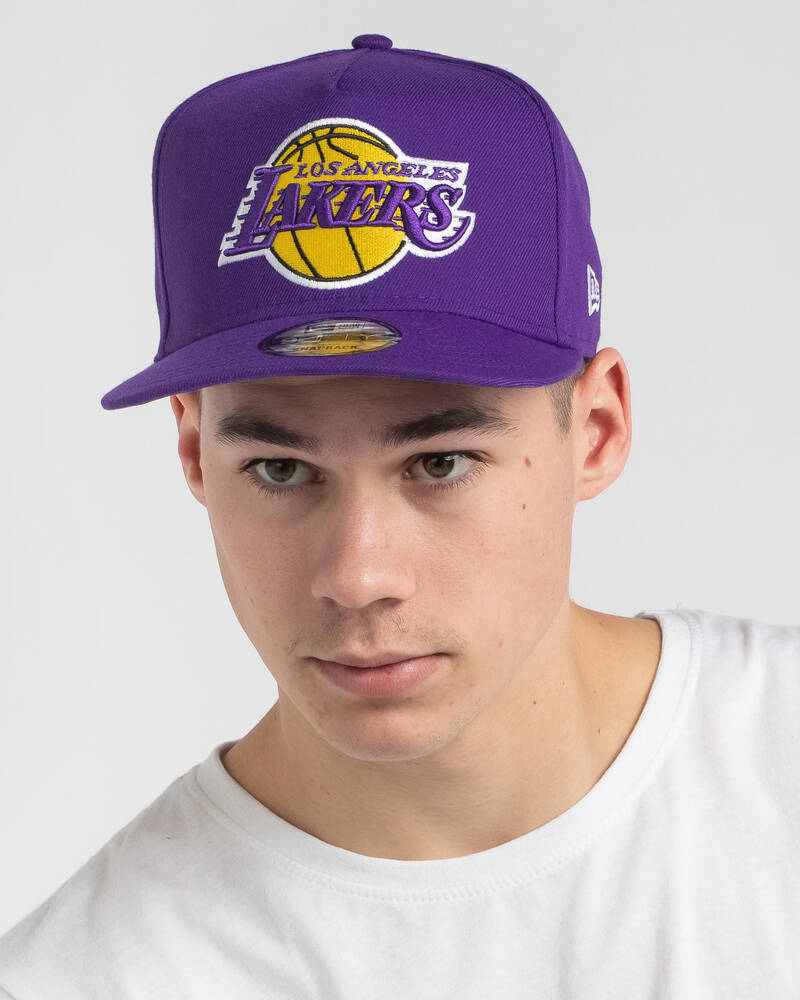 New Era Los Angeles Lakers 9Fifty A-Frame Snapback Cap for Mens