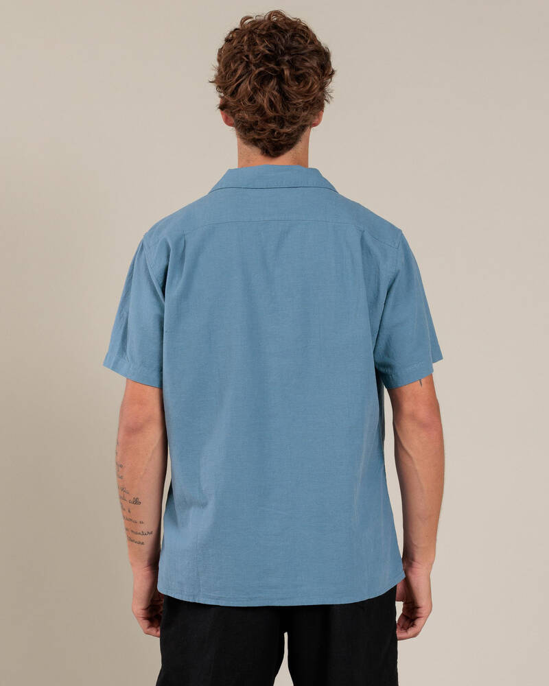 Rhythm Flag Short Sleeve Shirt for Mens