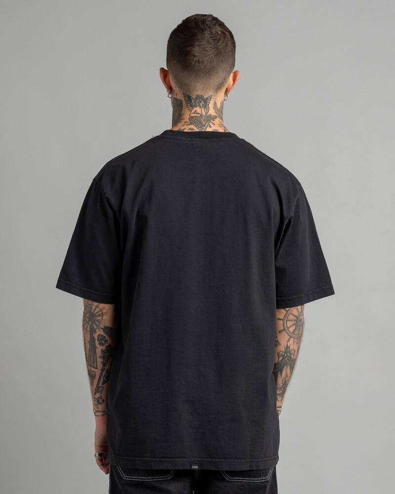 Thrills Pendant Embro Oversize Fit T-Shirt for Mens