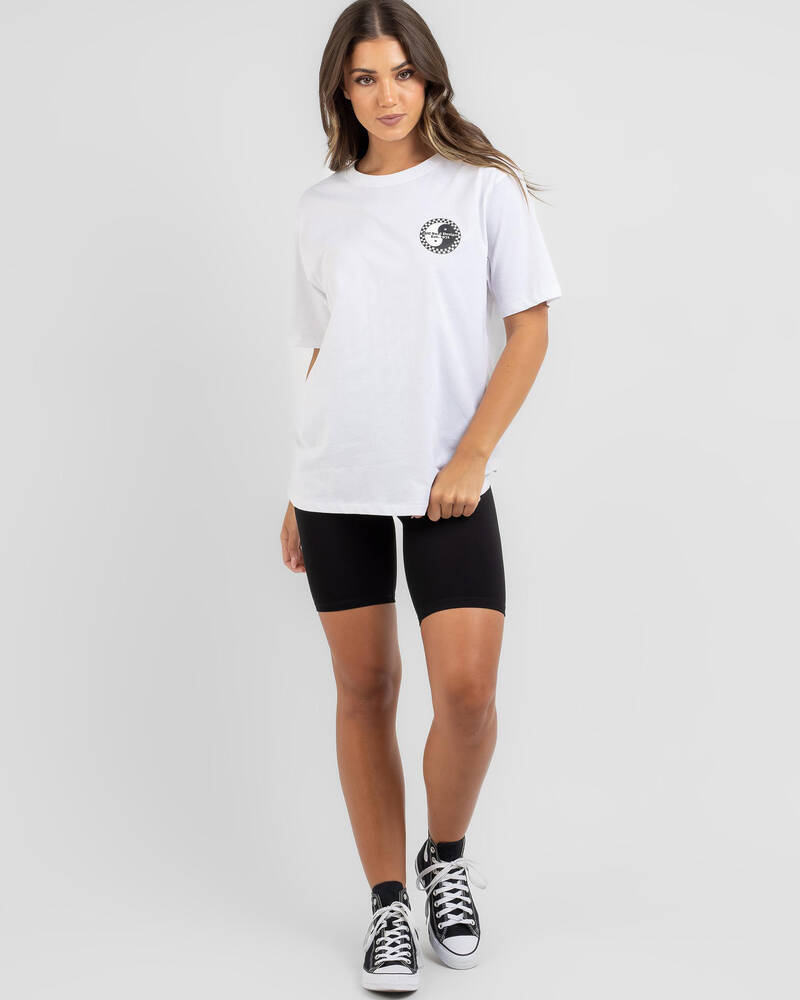 Town & Country Surf Designs Pearl City Checker T-Shirt for Womens