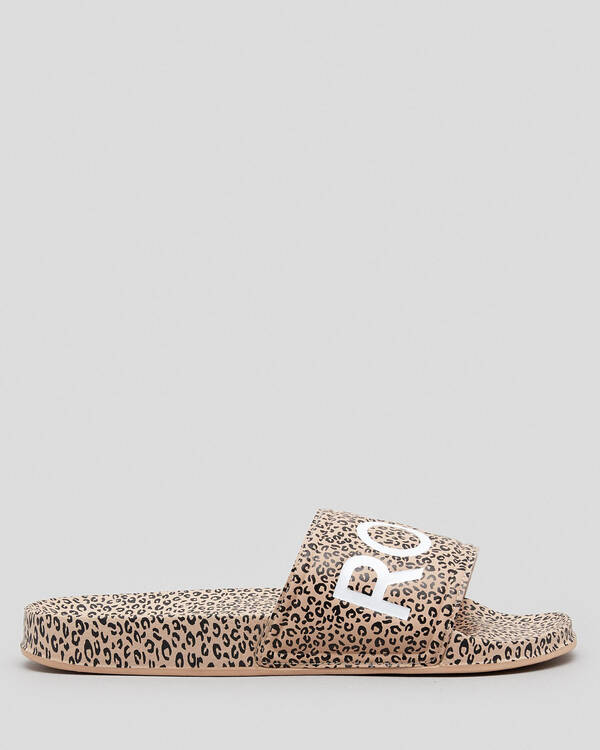 Roxy Slippy Printed Slide Sandals for Womens