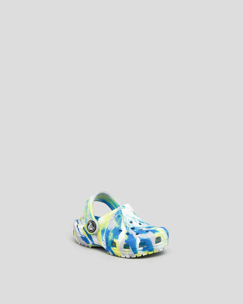 Crocs Toddlers' Classic Marble Clog Sandals for Unisex