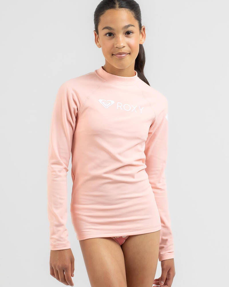 Roxy Girls' Heater Long Sleeve Rash Vest for Womens