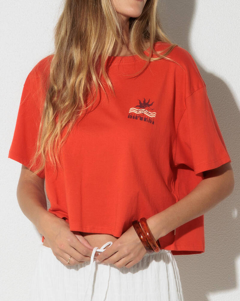 Rip Curl Swell Cropped T-Shirt for Womens