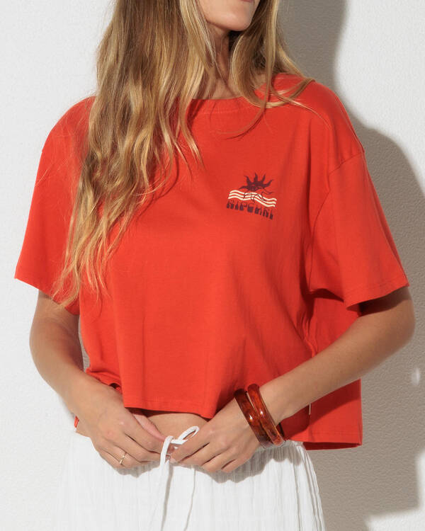 Rip Curl Swell Cropped T-Shirt for Womens