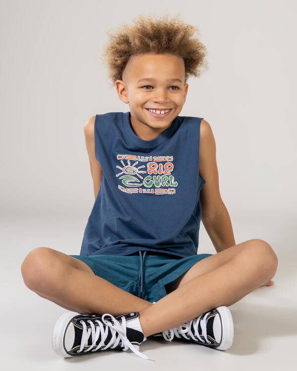Toddlers' Cosmic Surfing Muscle Tank