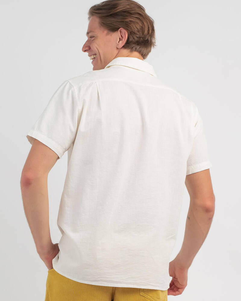 Rhythm Rhythm Classic Linen Short Sleeve Shirt for Mens image number null