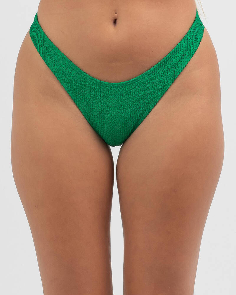 Kaiami Orla Scrunch High Cut Bikini Bottom for Womens