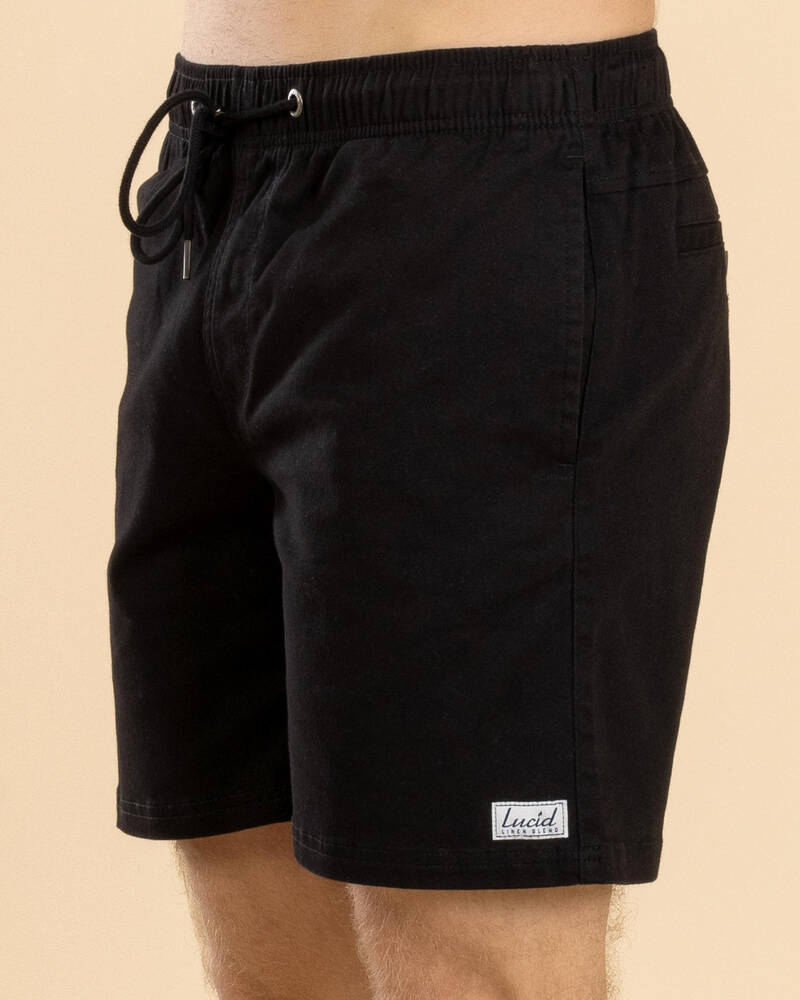 Lucid Urbane Elastic Waist Shorts for Mens