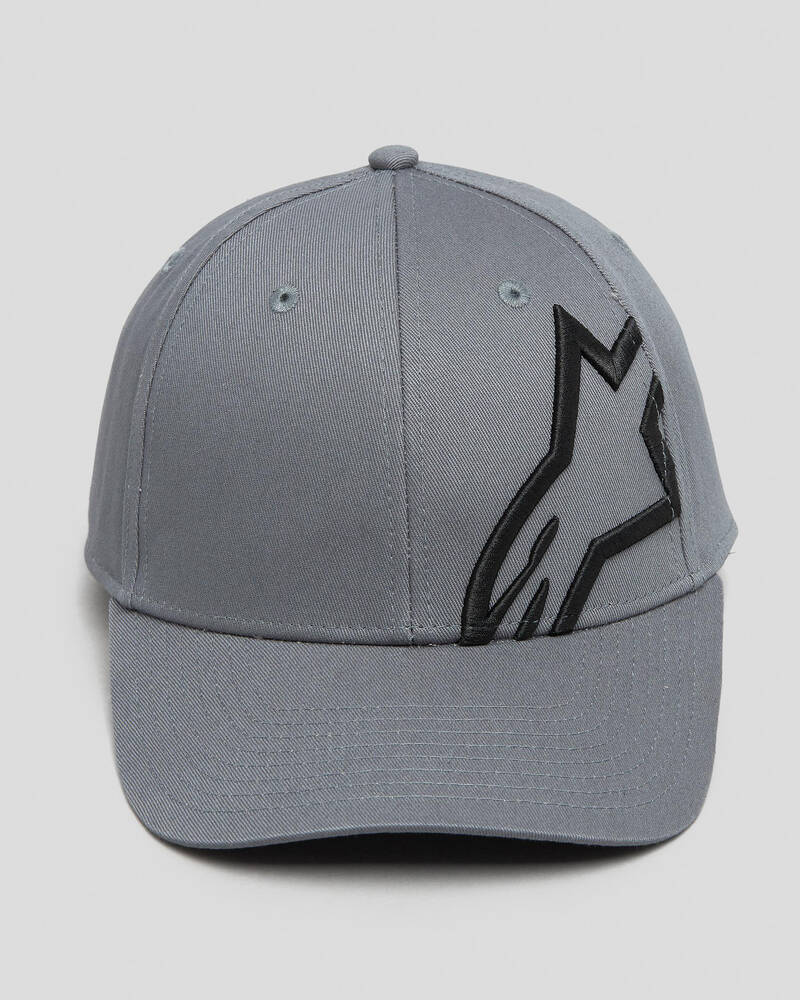 Boné Alpinestars Corp Snap 2 Cinza/Preto - Grid Motors