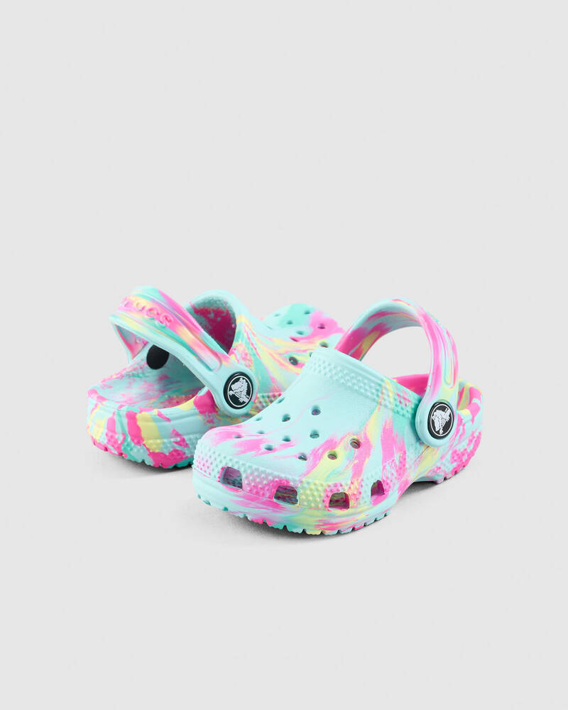 Crocs Toddlers' Classic Marbled Clogs for Unisex