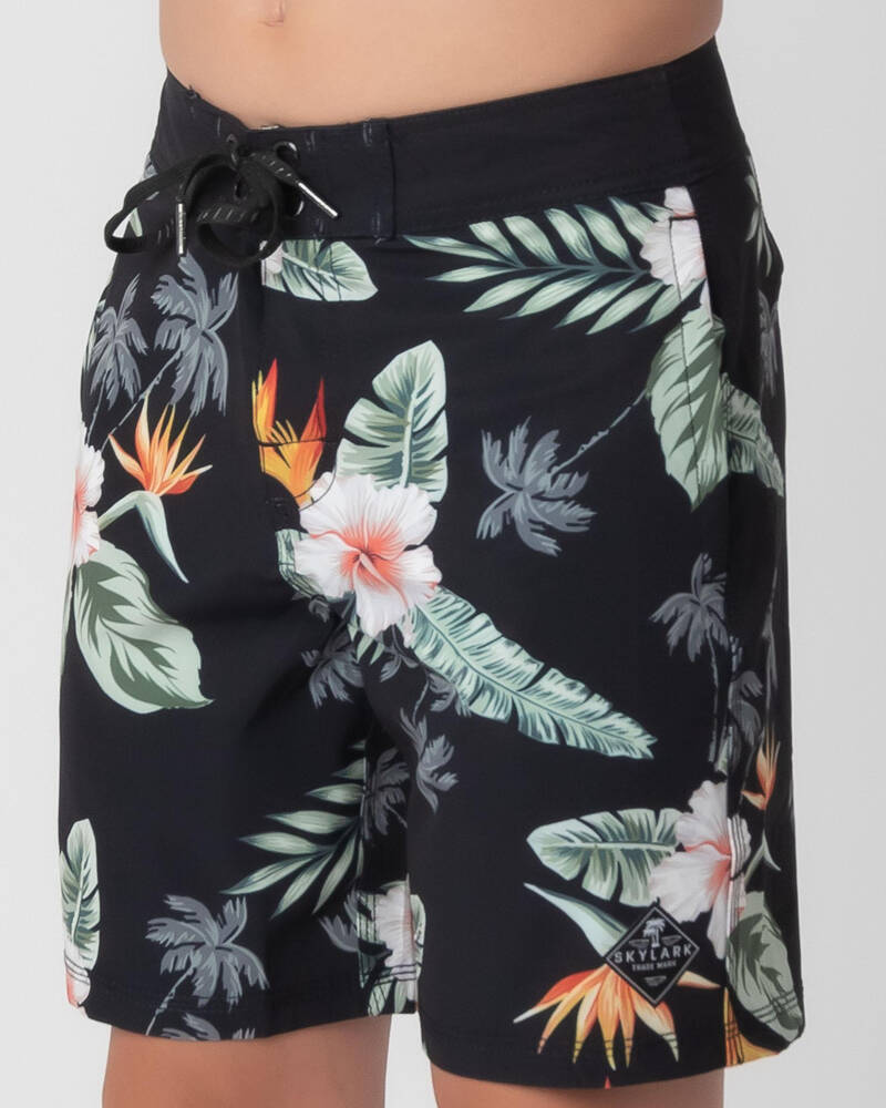 Skylark Boys' Herbaceous Board Shorts for Mens